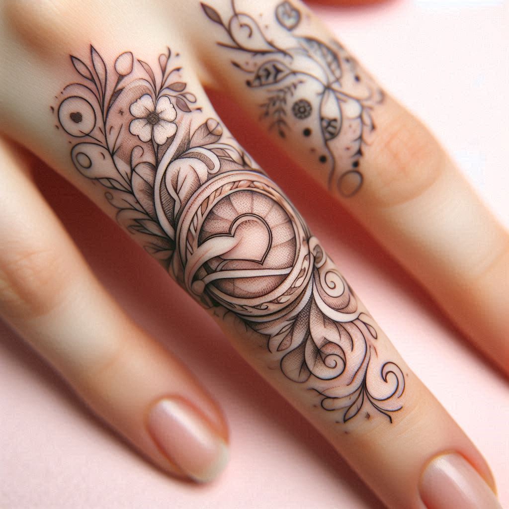 Wedding ring tattoos